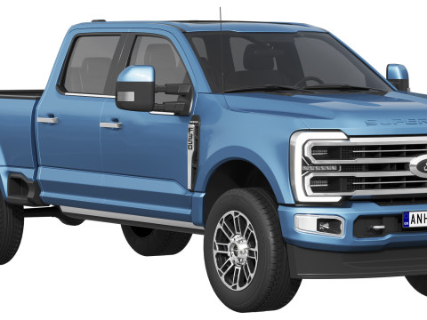 F-350 Super Duty Limited Edition 2024 3Dモデル