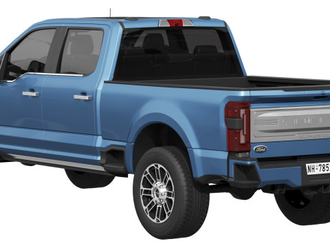 F-350 Super Duty Limited Edition 2024 3Dモデル
