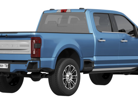 F-350 Super Duty Limited Edition 2024 3Dモデル