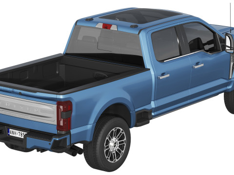 F-350 Super Duty Limited Edition 2024 3Dモデル