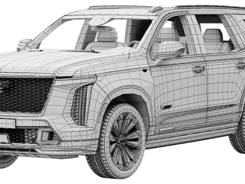 Cadillac Escalade V 2025 3D Model
