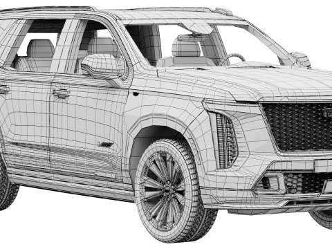 Cadillac Escalade V 2025 3D Model