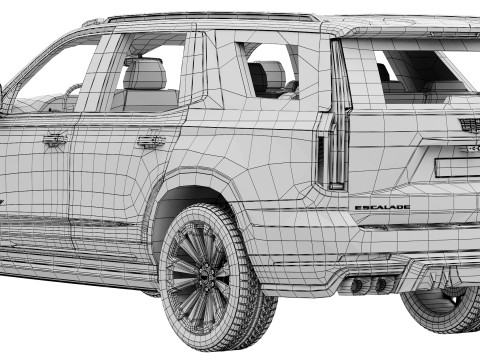 Cadillac Escalade V 2025 3D Model