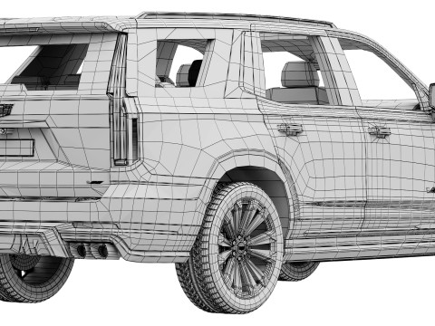 Cadillac Escalade V 2025 3D Model