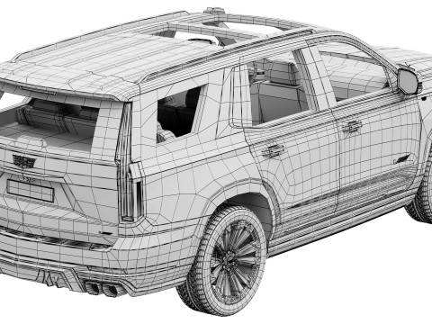 Cadillac Escalade V 2025 3D Model