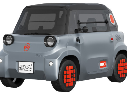 Citroen Ami 2025 3D Модель