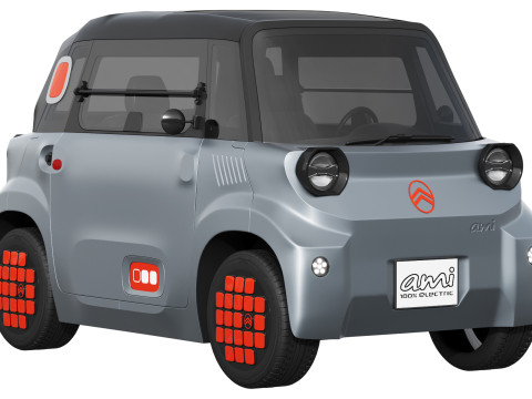 Citroen Ami 2025 3Dモデル