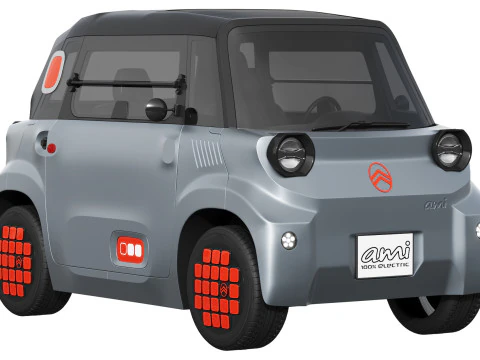 Citroen Ami 2025 3D Model