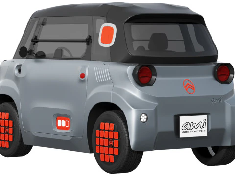 Citroen Ami 2025 3D Model