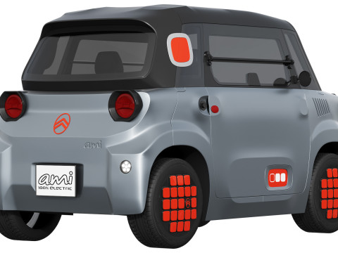 Citroen Ami 2025 3Dモデル
