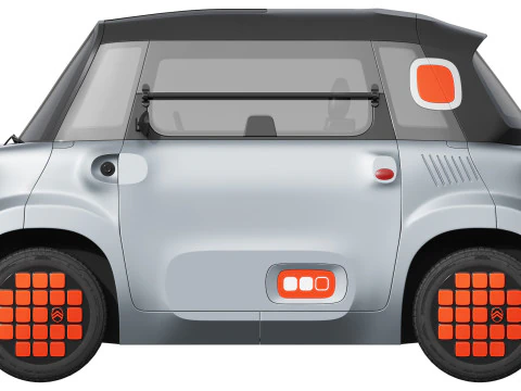Citroen Ami 2025 3D Model