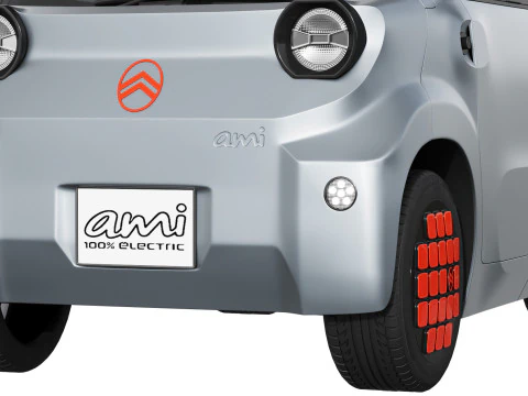 Citroen Ami 2025 3D Model
