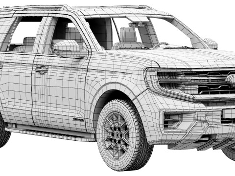 Ford-Expedition Tremor 2025 3D Model