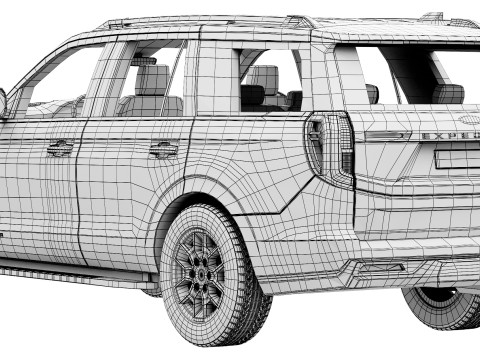 Ford-Expedition Tremor 2025 3D Model