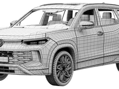 Volkswagen Tayron Model 3D