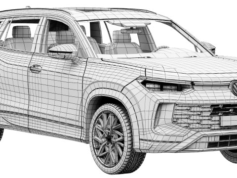 Volkswagen Tayron Model 3D