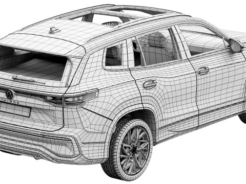 Volkswagen Tayron Model 3D