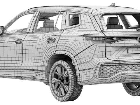Volkswagen Tayron R-Line 3Dモデル