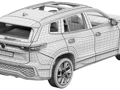 Volkswagen Tayron Linha R Modelo 3D