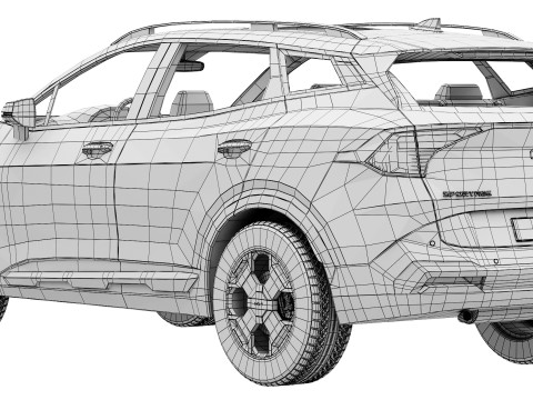 Kia Sportage 2025 Modelo 3D