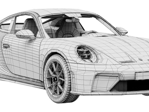 Porsche 911 GT3 Touring 2025 3Dモデル