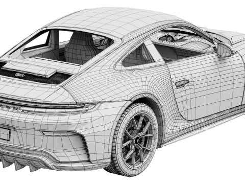 Porsche 911 GT3 Turu 2025 3D Model