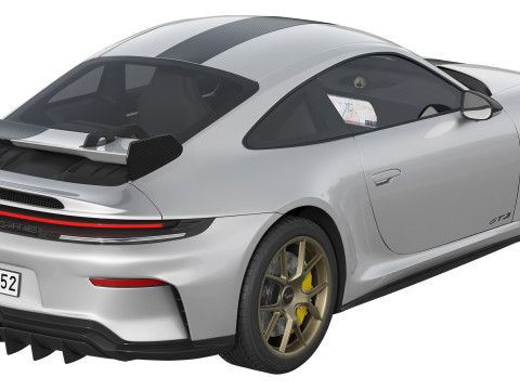 Porsche 911 GT3 2025 3Dモデル