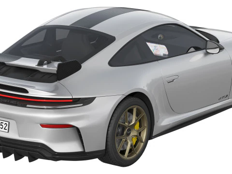 Porsche 911 GT3 2025 3D Model
