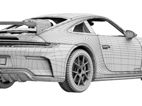 Porsche 911 GT3 2025 3Dモデル