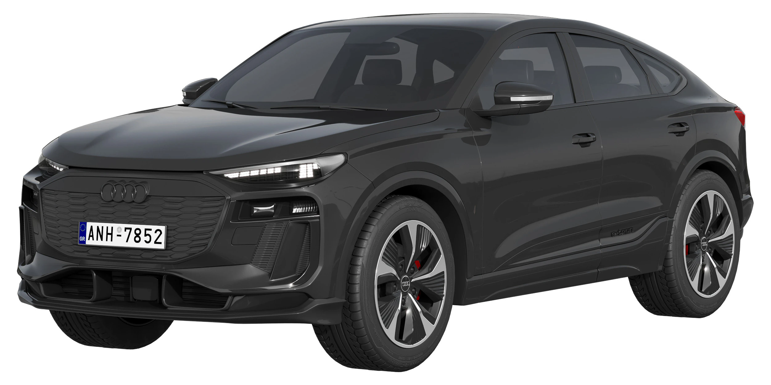 Audi Q6 Sportback e-tron 2025 3D Model .c4d .max .obj .3ds .fbx .stl .blend 