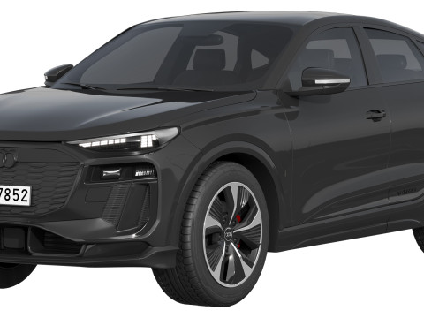Audi Q6 Sportback e-tron 2025 3D मॉडल