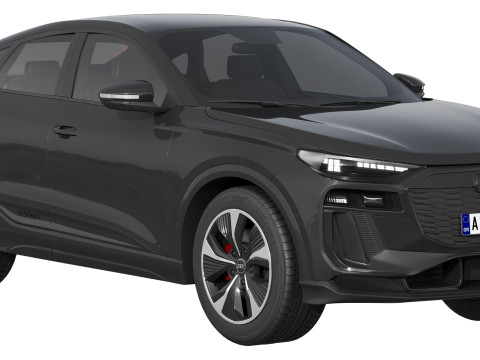 Audi Q6 Sportback e-tron 2025 3Dモデル