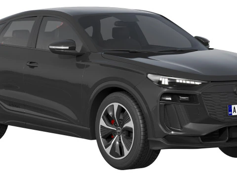 Audi Q6 Sportback e-tron 2025 3D Model
