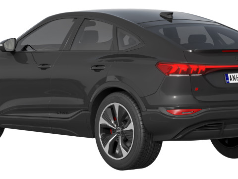 Audi Q6 Sportback e-tron 2025 3Dモデル