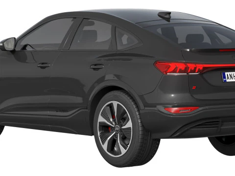 Audi Q6 Sportback e-tron 2025 3D Model