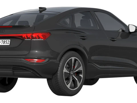 Audi Q6 Sportback e-tron 2025 3D Model