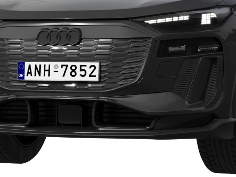 Audi Q6 Sportback e-tron 2025 3D Model
