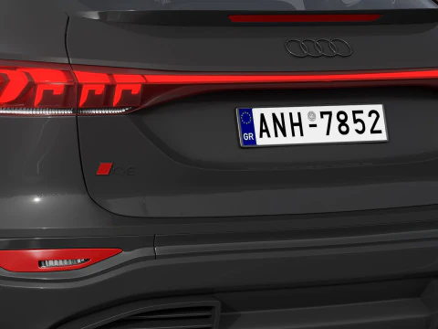 Audi Q6 Sportback e-tron 2025 3D Model