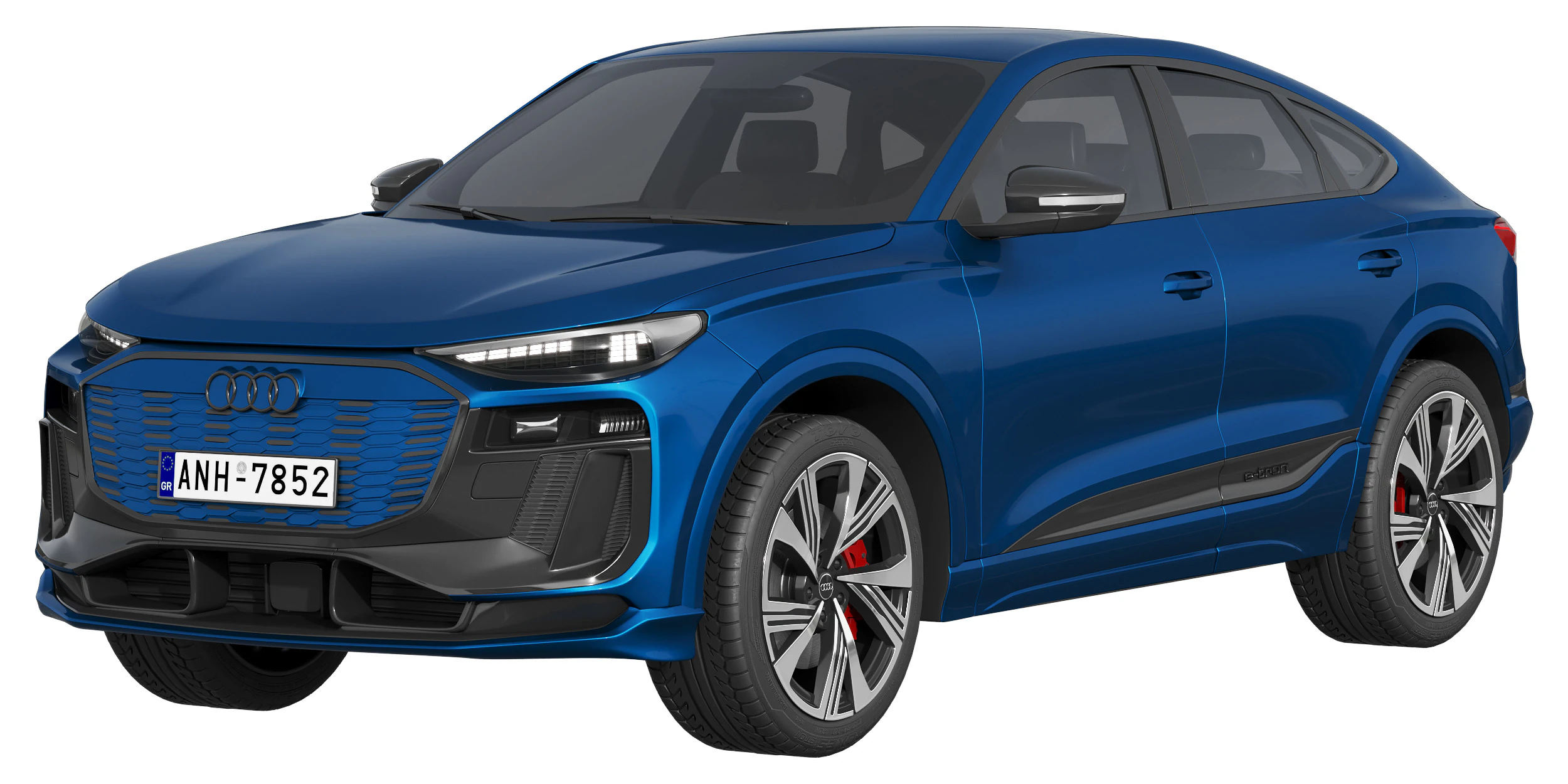 Audi SQ6 Sportback e-tron 2025 3D Model .c4d .max .obj .3ds .fbx .stl .blend 
