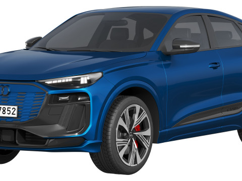 Audi SQ6 Sportback e-tron 2025 3D मॉडल
