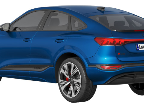 Audi SQ6 Sportback e-tron 2025 3Dモデル