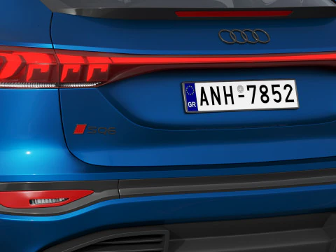 Audi SQ6 Sportback e-tron 2025 3D Model