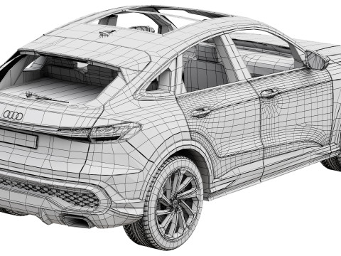 Audi Q5 Sportback 2025 3D Model