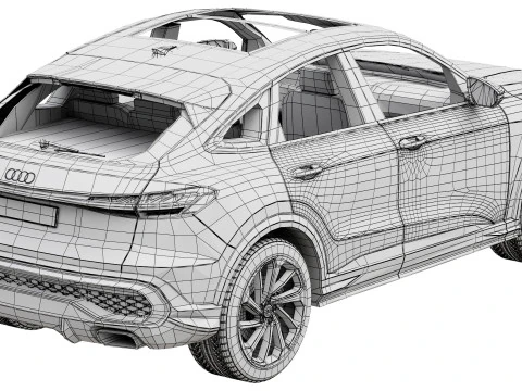 Audi Q5 Sportback 2025 3D Model