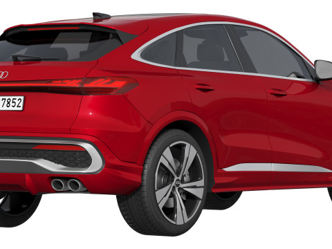Audi SQ5 Sportback 2025 3D Model