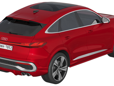 Audi SQ5 Sportback 2025 3D Model