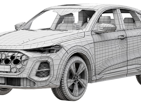 Audi SQ5 Sportback 2025 3D Model