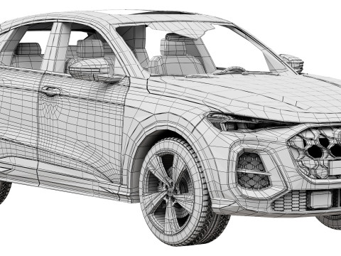 Audi SQ5 Sportback 2025 3D Model