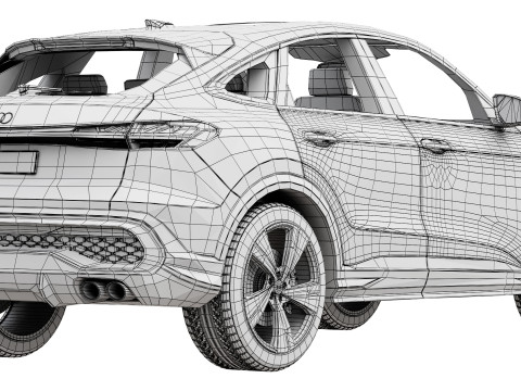 Audi SQ5 Sportback 2025 3D Model