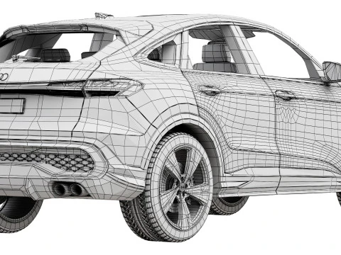 Audi SQ5 Sportback 2025 Modelo 3D